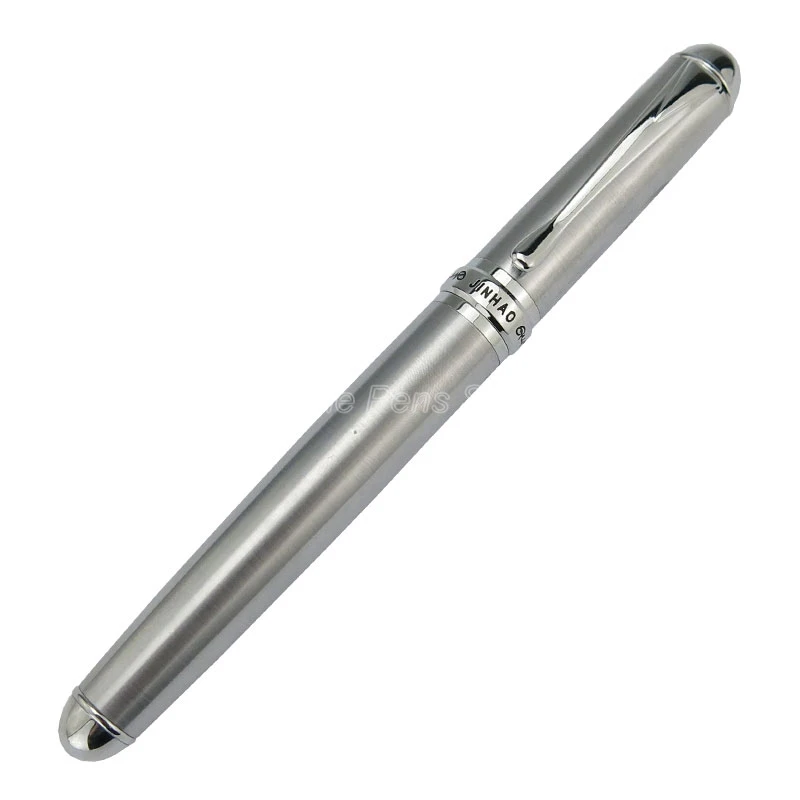 Jinhao X750 عالية الجودة 18KGP 0.5 مللي متر قلم حبر متوسط بنك الاستثمار القومي المعادن الأعمال متعدد الألوان للاختيار قلم حبر