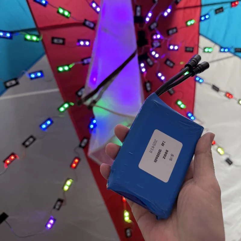 Batteria di ricambio per kit LED 7.4V 5000/6000/7000/10000 MAH accessori batteria al litio con caricabatteria gratuito