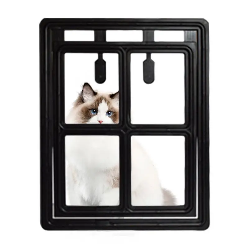 Pet Doors For Cats Magnetic Closure Wall Dog Door Easy Setup Pet Door Pet Supplies Pet Safe Doggie Door For Dog Cat Kitten For