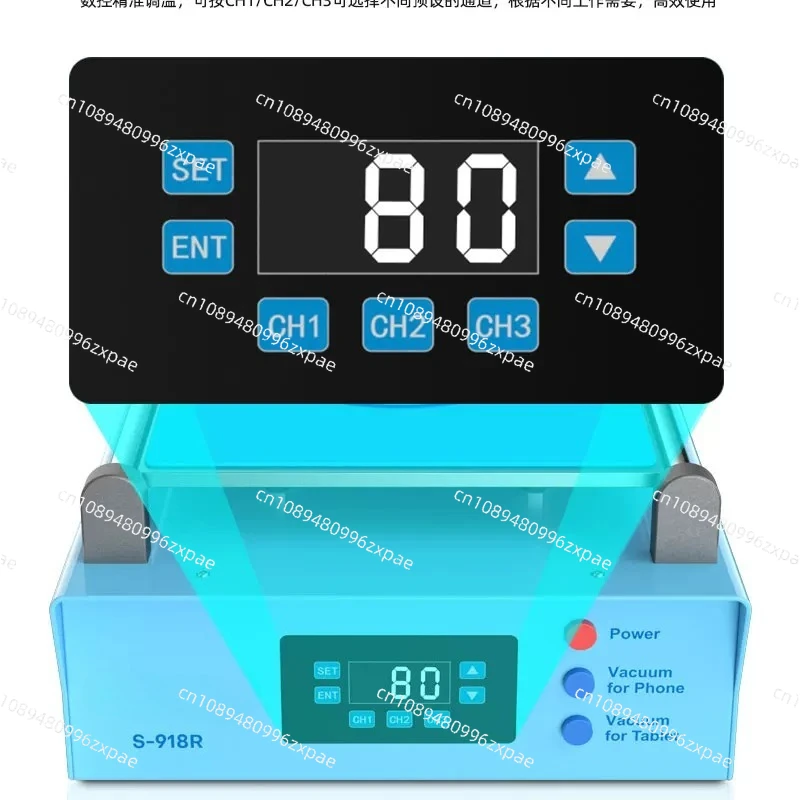 S-918R Vacuum Separator Machine For Below 13.5 inches Mobile Phones and Tablets Screen Separator LCD Glass Removing Machine