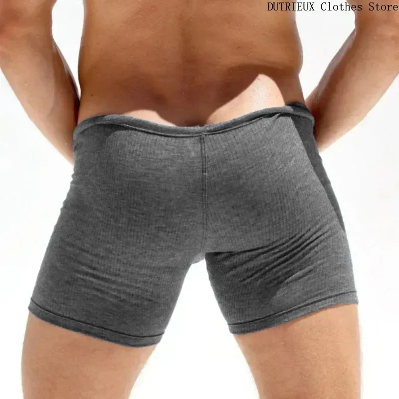 Men\'s Fitness Elastic Casual Shorts Men\'s Home Comfort Shorts Summer Men\'s Solid Color Sports Basketball Breathable Shorts Gym