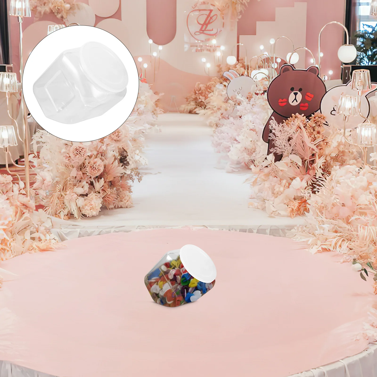 

Latex Balloon Container Clear Large Capacity Reusable Transparent Balloon Storage Box Party Display Case Multipurpose Box