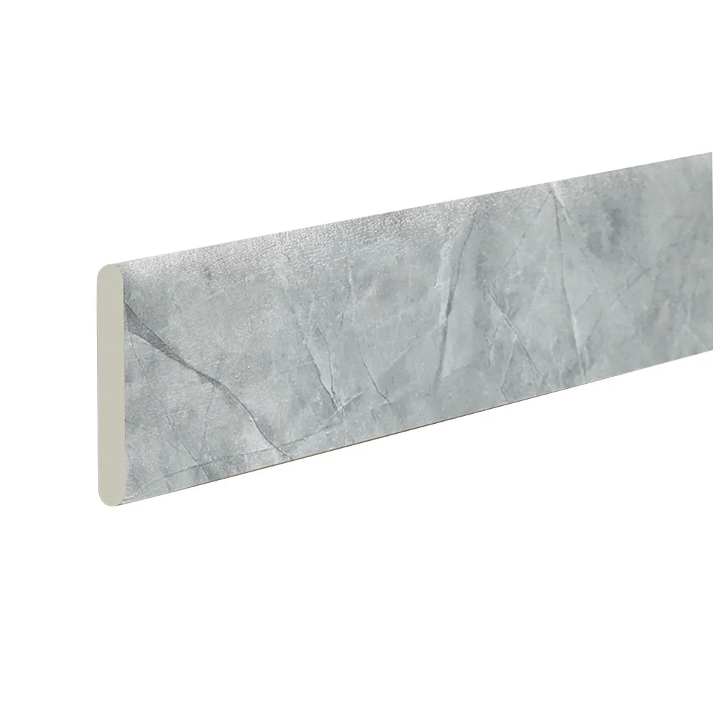Marble Patterned Self Skirting Board for Wall Corners and Table Edges Thickened Anticollision Strip for Home Decor