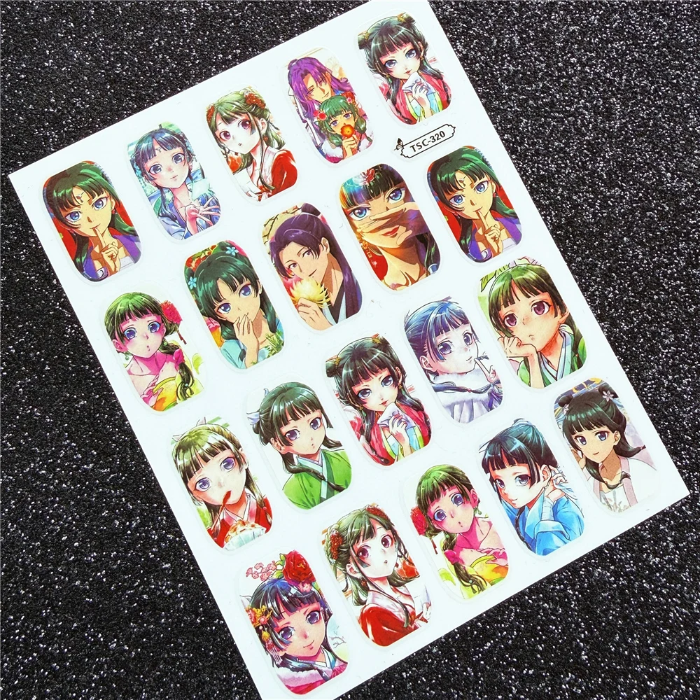 TSC-320-321 อุปกรณ์ตกแต่งเล็บแบบ 3 มิติ สไตล์วาดมือญี่ปุ่น สำหรับสติ๊กเกอร์ติดเล็บ