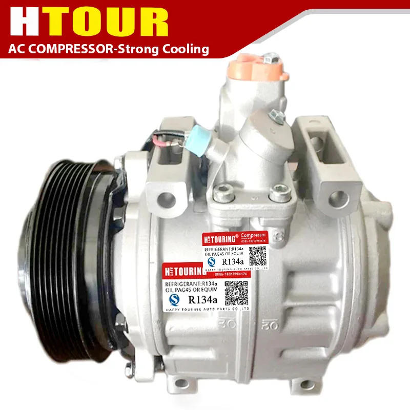 10P30C AC Compressor For Toyota COASTER BUS 7PK 2PK 24V 12V 88320-36560 447220-1472 88320-36530 4472200394 4472201030 4472201310