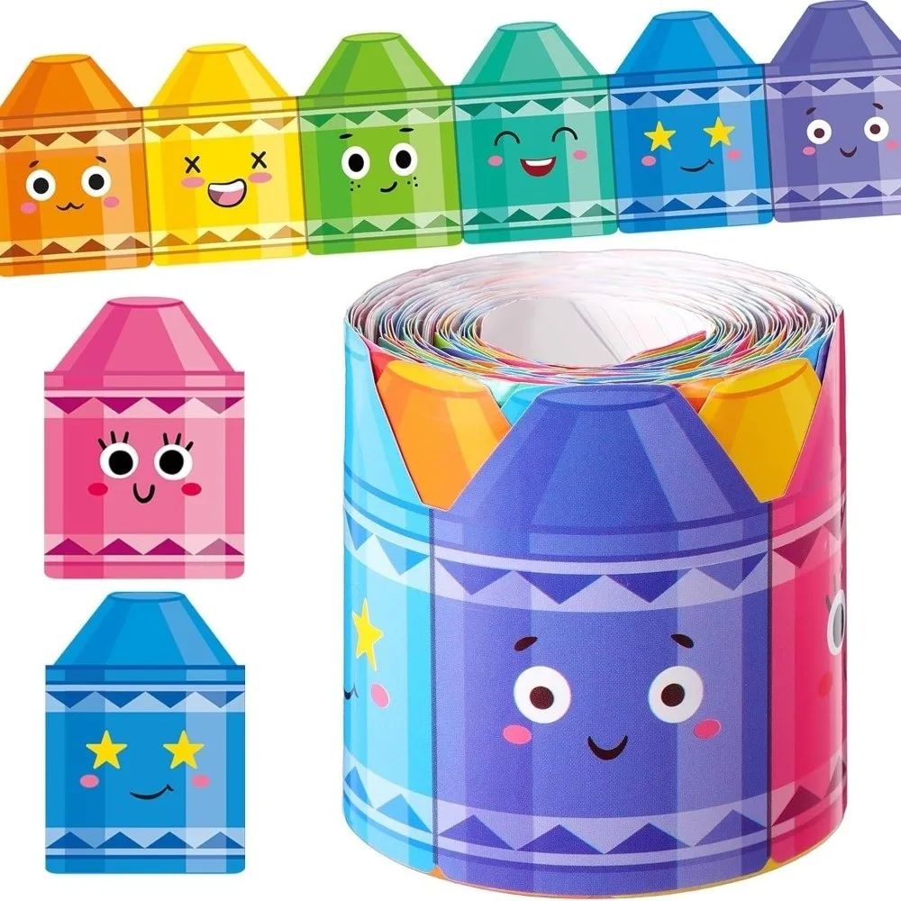 الإبداعية ذاتية اللصق السبورة لوحة الإعلانات الحدود ورقة 7 سنتيمتر الحدود ورقة DIY بها بنفسك الحدود تقليم ملصق الحرف اليدوية