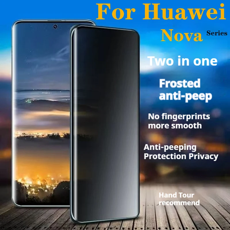 

Nova14 13Pro матовая гидрогелевая пленка для конфиденциальности для Huawei Nova12/11 Ultra Nova10/9Pro Защитная пленка для экрана Nova8Pro 8/9/10se против подглядывания