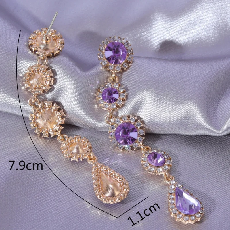 جديد أزياء المرأة أقراط حلقة قلادة الرجعية بسيطة وخفيفة الفاخرة مجوهرات اكسسوارات