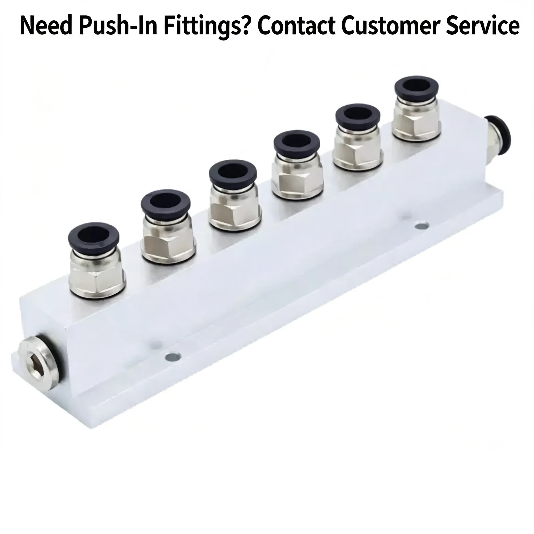 T-type aluminum air divider manifold, multi-channel air distribution block, distributor, manifold plate, pneumatic flow divider,