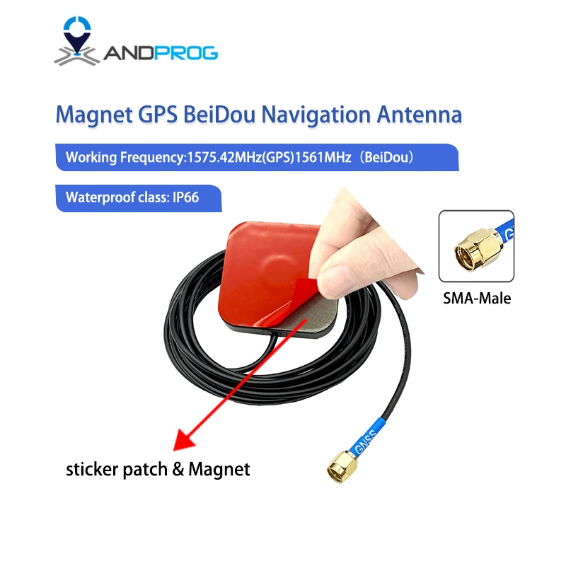 Better Performance External RTK BEIDOU GLONASS GPS Antenna, SMA Male Connector