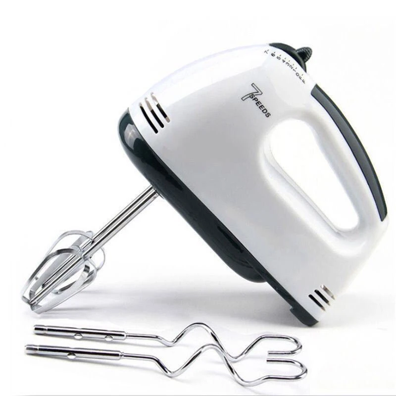 7 Speed Electric Mixer Beater Cakes Bread Egg Stand Mixer Blender Household Home Kitchen Dining Accessories Handheld Mixer