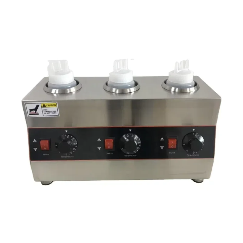 Commercial Sauce Bottle Warmer for Chocolate Cheese Butter Oyster Sauce Warmer Electric Hot Sauce Bottling Machines
