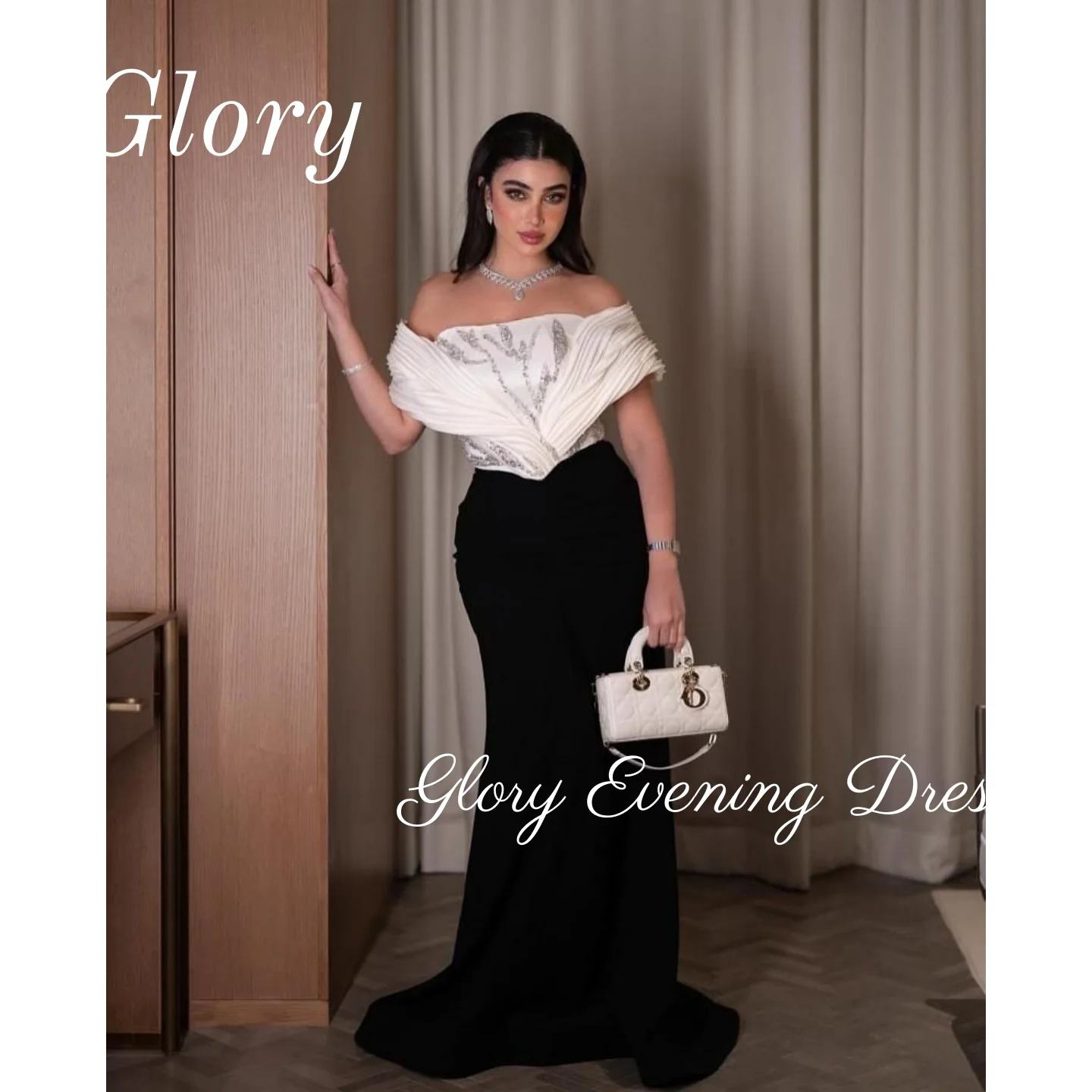 

Off The Shoulder Formal Occasion Wedding Party Gowns 2026 Prom Dress Flowers Elegant Mermaid Evening Dress Customized White