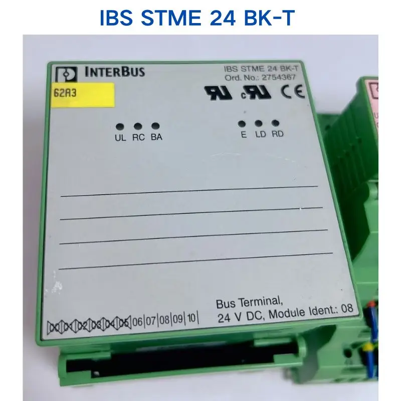 

Б/у тест ОК PHOENIX модульный IBS STME 24 BK-T 2754367 модуль