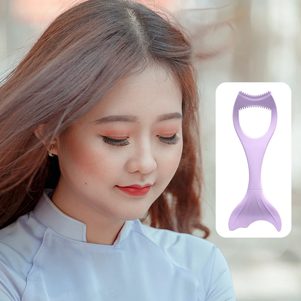 Herramienta aplicadora de delineador de ojos de silicona reutilizable, ayuda para maquillaje de ojos multifunción, plantilla para cejas y pestañas, herramienta de maquillaje fácil