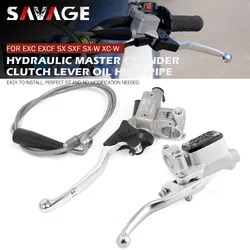 Hydraulic Clutch Brake Master Cylinder Lever For EXC EXCF SX SXF SX-W XC-W XC-F 150 200 250 300 350 400 450 Motorcycle Oil Hose