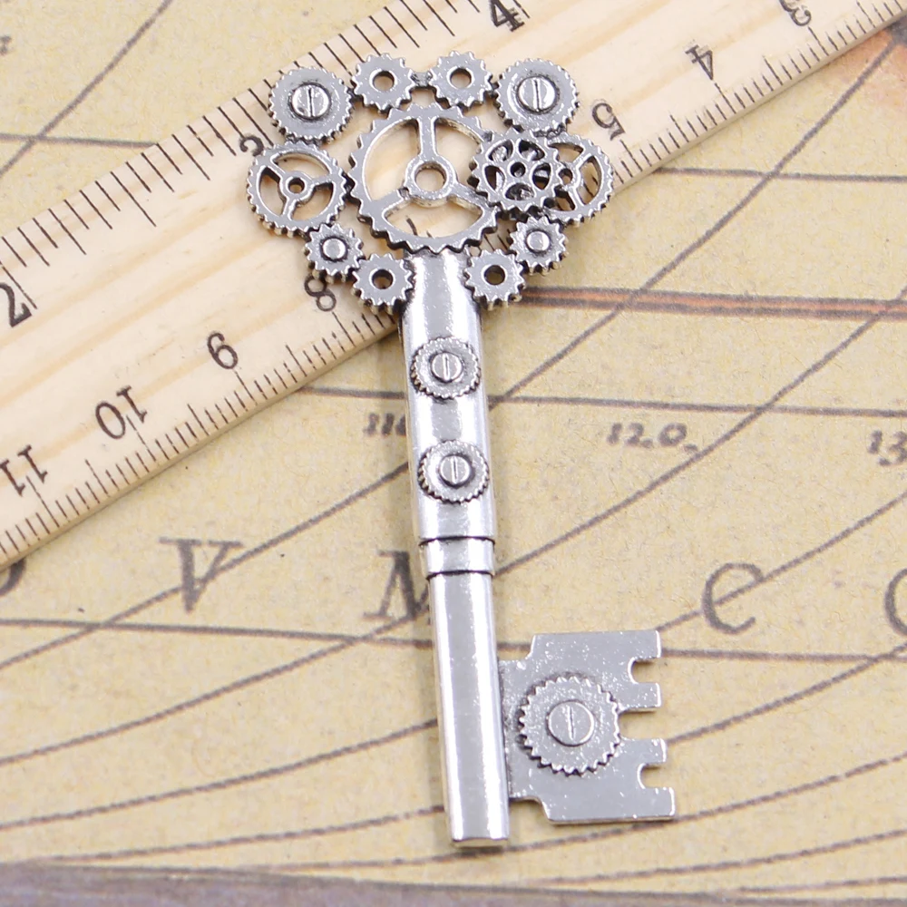 Vintage Fashion Wheel - 5pcs Charms Vintage Gear Wheel Key