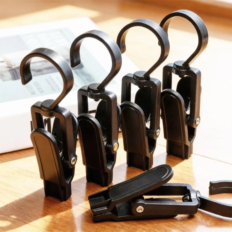  10pc Plastic Clips Set Perfect for Outdoor Indoor Clothes Drying Office Supplies Home Office Organization Tool