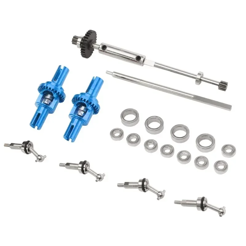 Metal gear adjustable central axis 96mm-122mm adjustable range For Wltonys 1:28 K989 284131 284161 284010 RC Car accessories