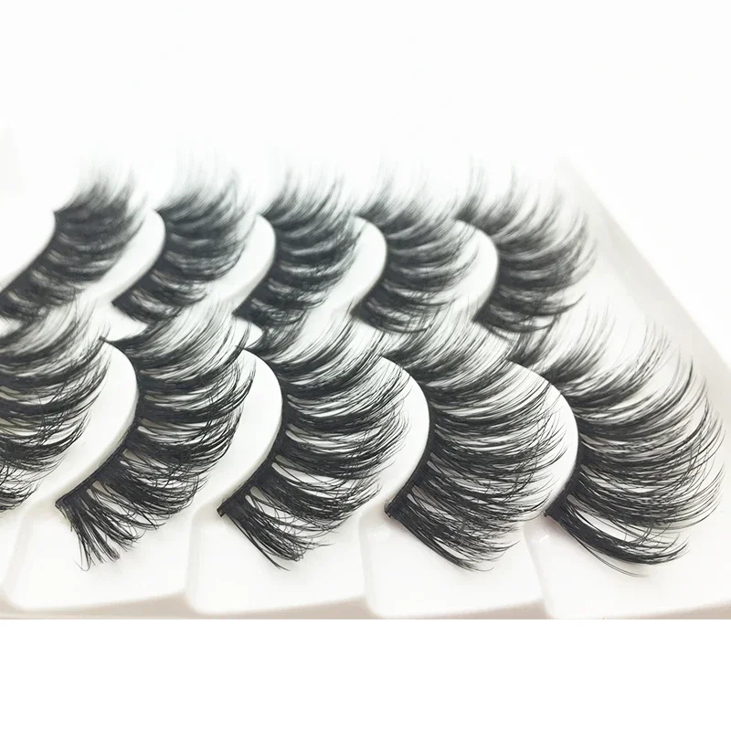 5 คู่ 3d mink ขนตาปลอมธรรมชาติ Long Eye Lashes Wispy แต่งหน้าเครื่องมือขยายเซ็กซี่ mink eyelashes eye lashes cilios