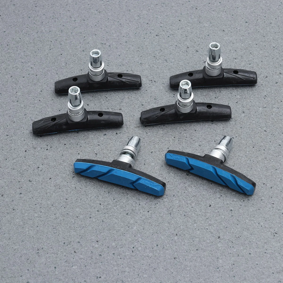 2 Pairs Brake Pads Front Bicycle Accessories Blocks Shoes V Tricolor Mountain Bike