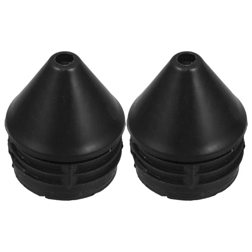

2pcs End Plugs Durable Pp Material Easy Installation Outdoor Patio Accessories Replacement Parts For Roman Umbrella Patio