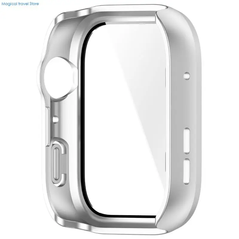 N2UB Smartwatch Shell Glass Antidust Case Guard For Watch Fit 4 Screen Protector Frame Shell Safe Quick To Attach & Detach