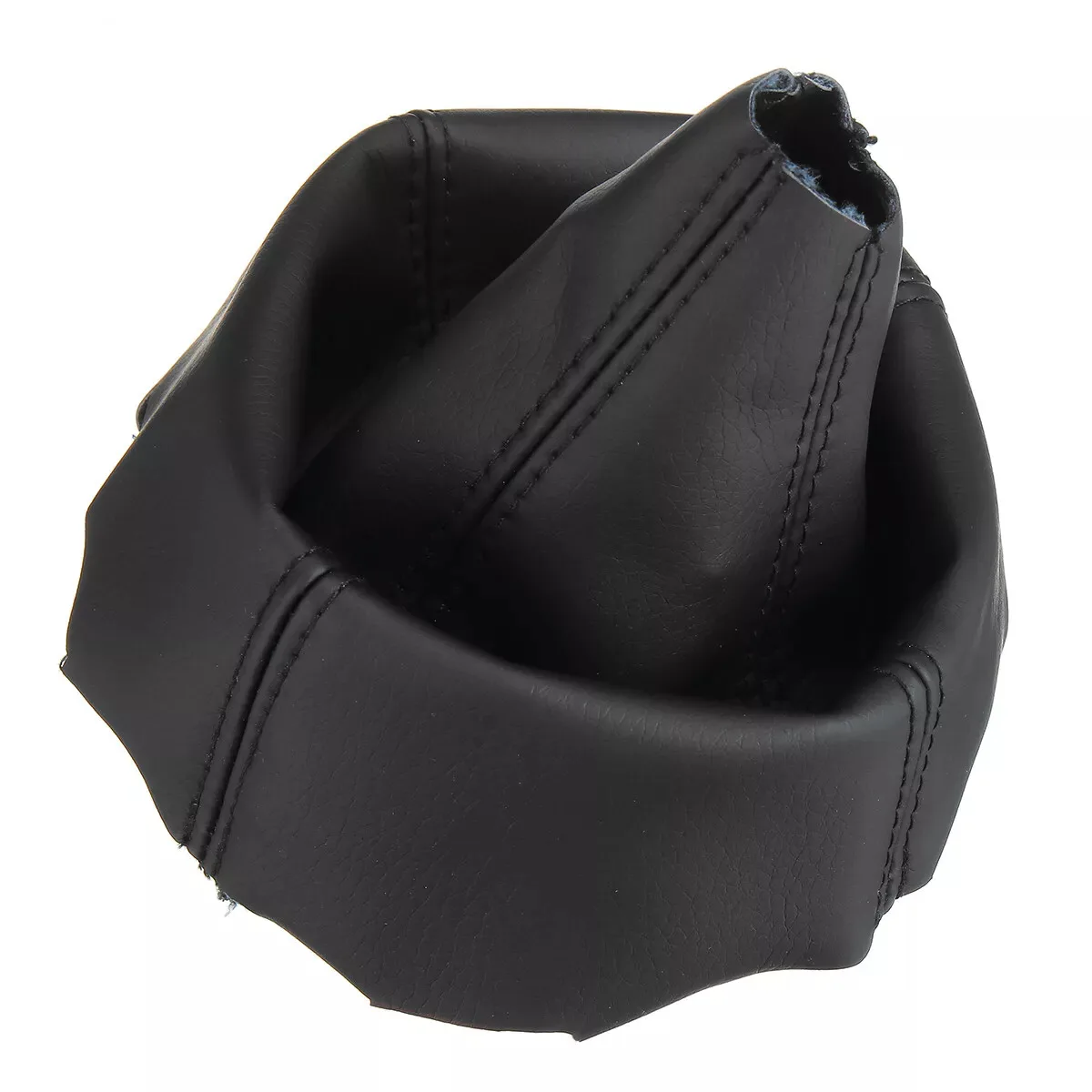 Gear Shift Collars Cover For Audi A4 A3 A6 Tt A1 Skoda Eos Seat 06f 103 221 E Leather Gear Stick Gaiter Boot Cover Black Stitch