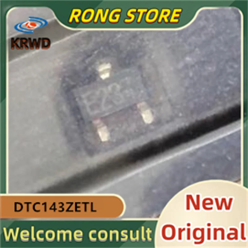 50PCS E23 New original DTC143ZETL DTC143 SOT-523