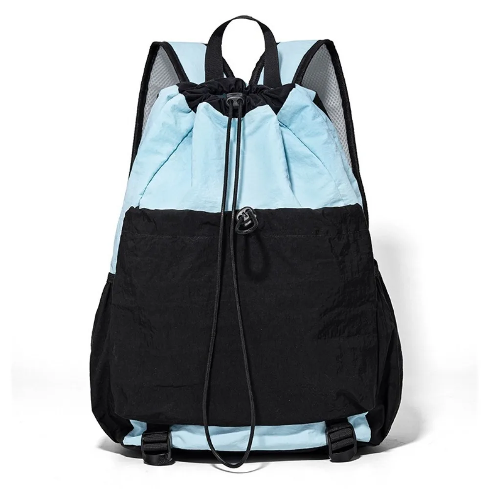 Large Capacity Tennis Racket Backpack Lightweight Waterproof Badminton Sports Bag Casual Adjustable Strap Drawstring Fitness Bag
