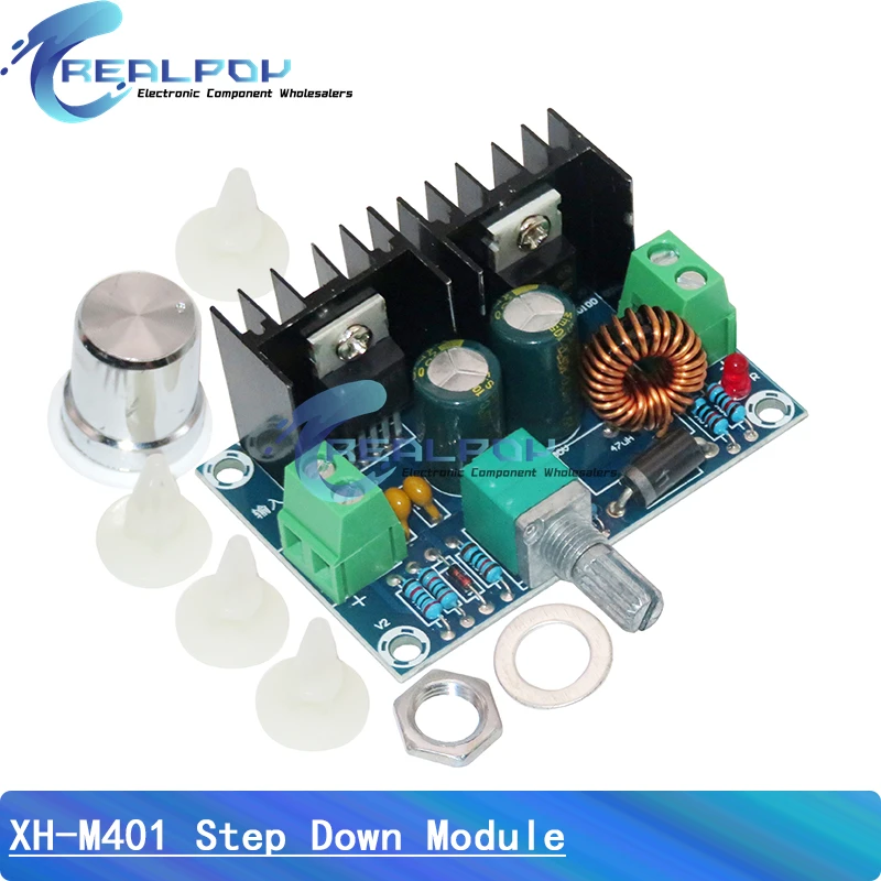 XL4016E1 XL4016 High Power DC Voltage Regulator DC-DC XH-M401 M404 Stetp-down Buck Module with Maximum 8A Tire Voltage Regulator