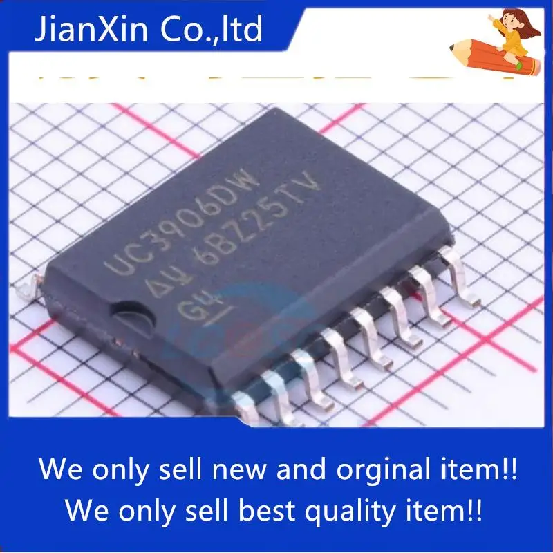 

5pcs 100% orginal new 3906DW UC3906DW Sealed Lead Acid Battery Charger SOP16
