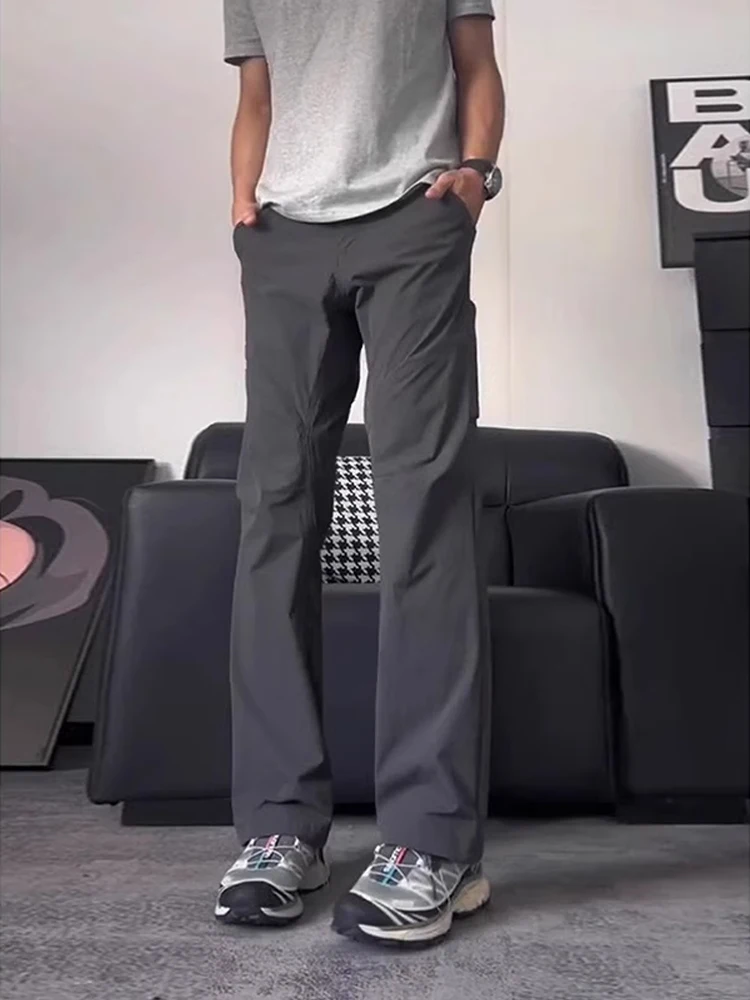 

Men's Outdoor Lightweight ell Pants Summer Thin Tee-Proof Casual Qui-Dry Straight Leg Trousers Slim Fit Knife Pants