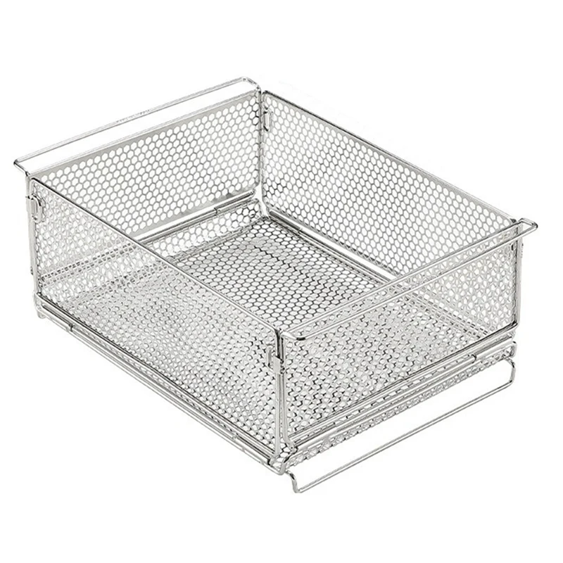 Stainless Steel Camping Storage Cage Outdoor Table Wrought Iron Camping Storage Box Camping Cage-A57M