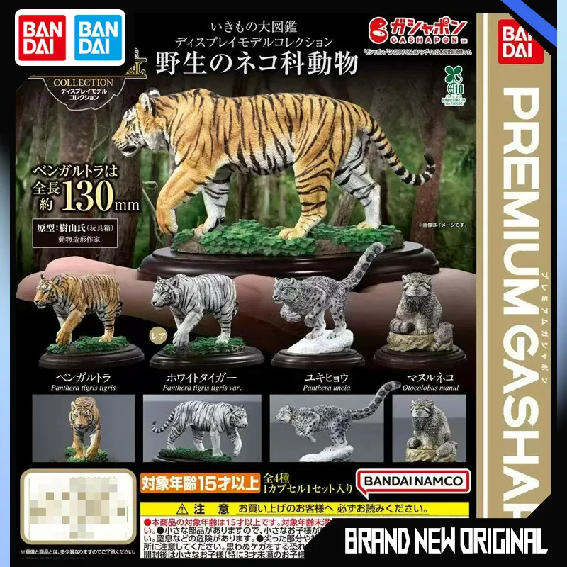 

Bandai Biological Grand Atlas Action Figure Model Gashapon Ball Wild Feline Tiger Snow Leopard Animal Model Fast Delivery