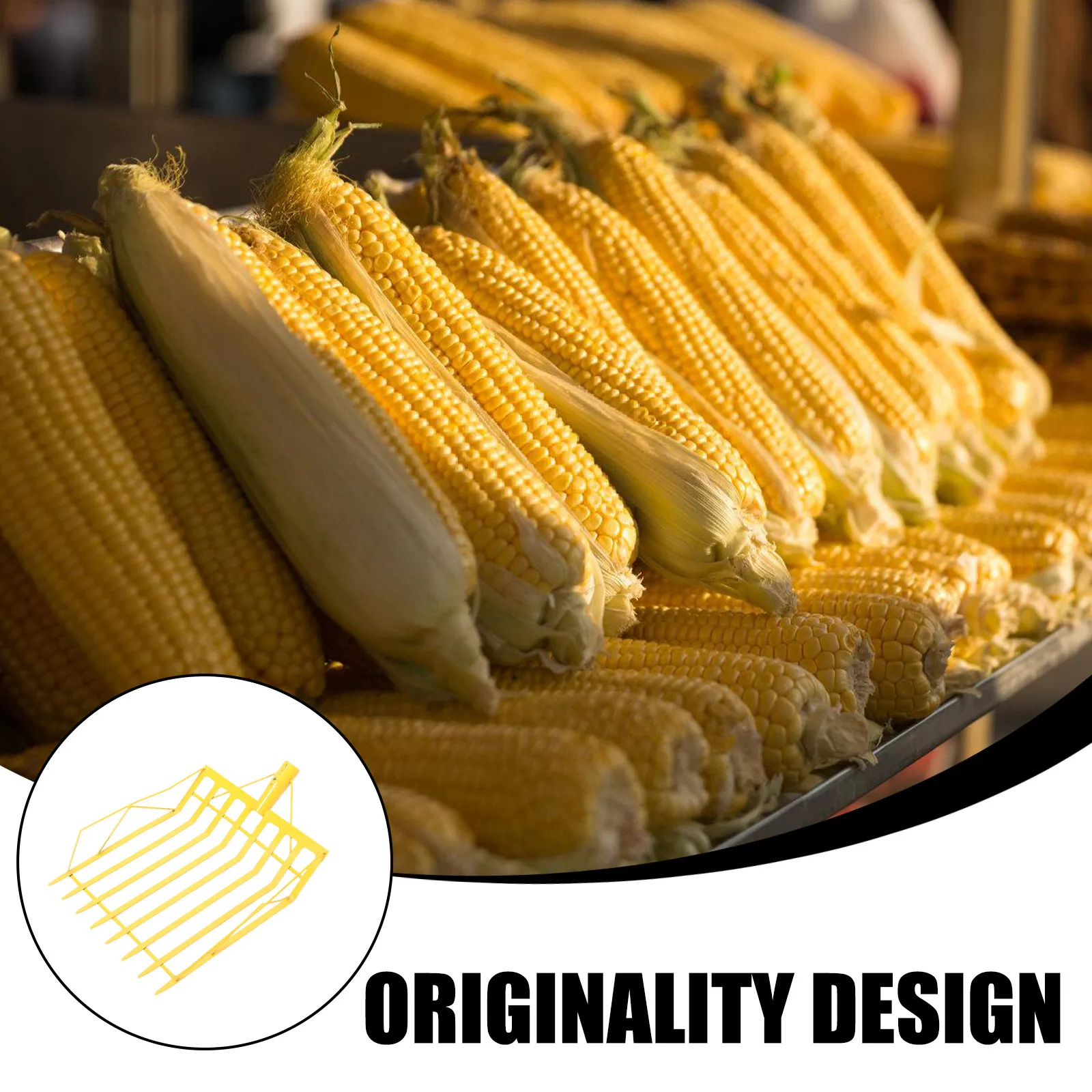 

Практичная металлическая лопата для кукурузы, эргономичный дизайн, гладкая поверхность, многофункциональный инструмент для копания почвы, для пересадки растений в саду