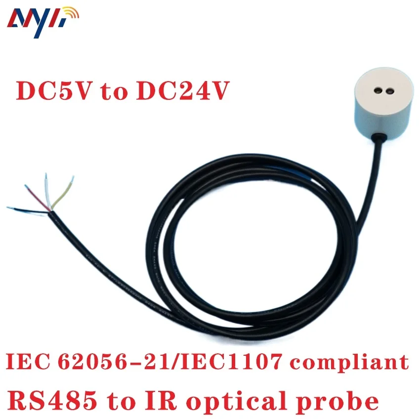 Sonda óptica RS485 para comunicación en serie, medidor inteligente Dlms/Cosem, cabezal de lectura, IEC62056