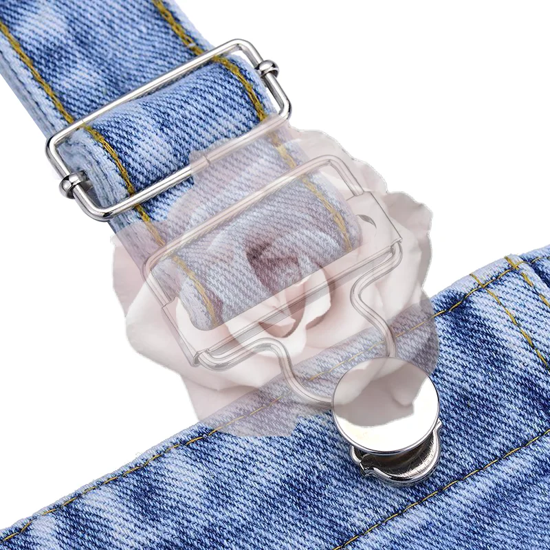 Popular Dungaree Fasteners Clip Brace Buckles With Jeans Buttons Set For Denims Jackets Home DIY Apparel Sewing Supplies