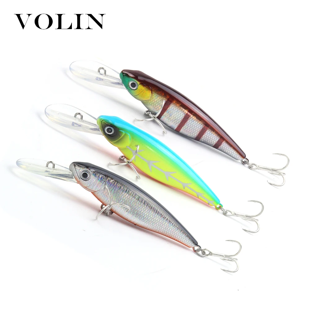 

VOLIN NEW Fishing Wobbler 75mm 10.5g Magenetic Minnow Lure Artificial Wobblers Bait Hard Bait with Ball Fishing Lure