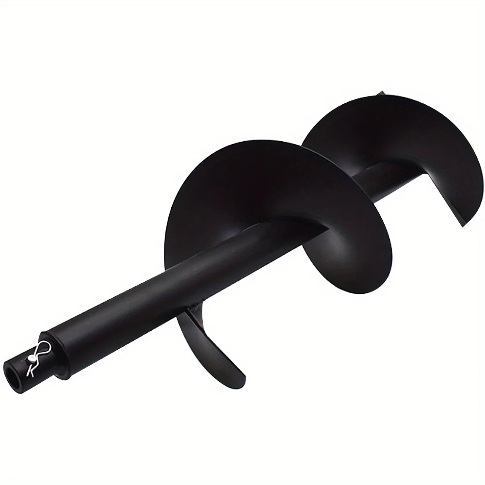 Black Auger Bit 10 Inch Soil Auger Bit Fit for Planting, Gardening, Tree Planting, Digging Holes Inside Diameter 3/4 Inch Shaft