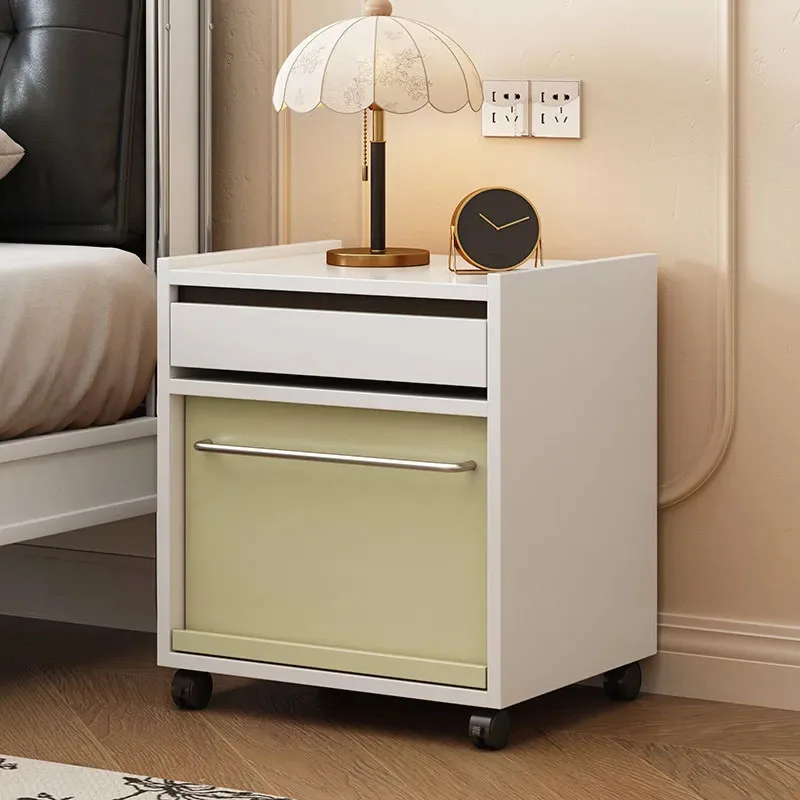 Elegant Industrial Nightstand Fashion Classic Bedside Table Silent Contemporary Mesa Cabeceira Storage Bedroom Furniture