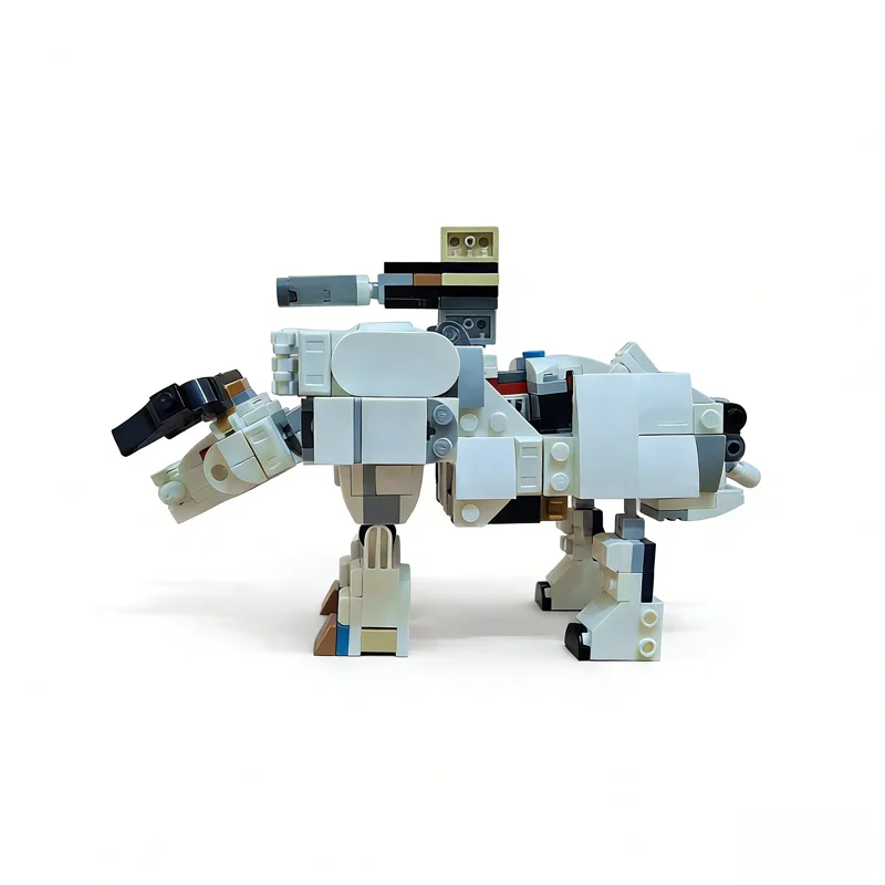 383pcs MOC Creator 3 1 Transformer Bull Predacon Tantrum Using Model Building Christmas Gifts Blocks Toys Architecture Brick