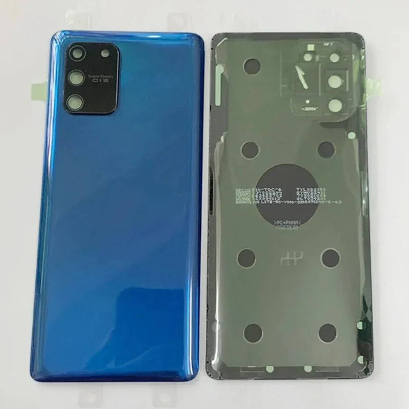 Casing penutup belakang Baterai untuk Samsung Galaxy S10lite SM-G770 SM-G770F/DS G770U1 S10Mini suku cadang perbaikan bagian belakang pintu baterai