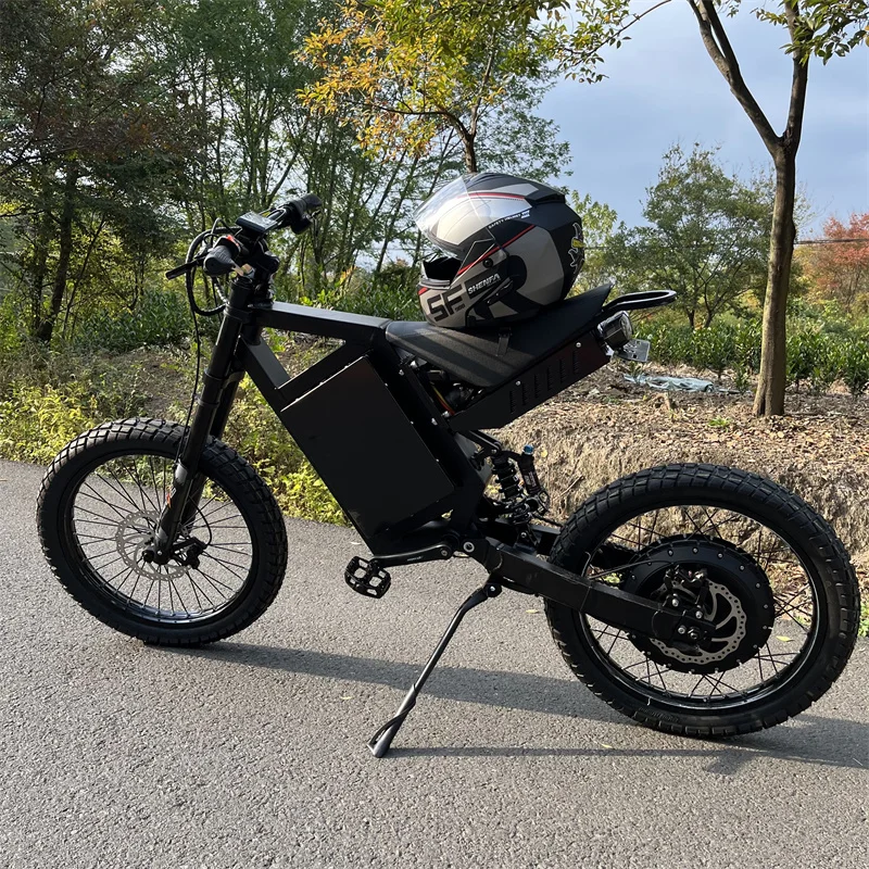 Bicicleta de montanha elétrica com energia poderosa, bicicleta de estrada da cidade, bateria CS20, 72V, 48V, 3000W