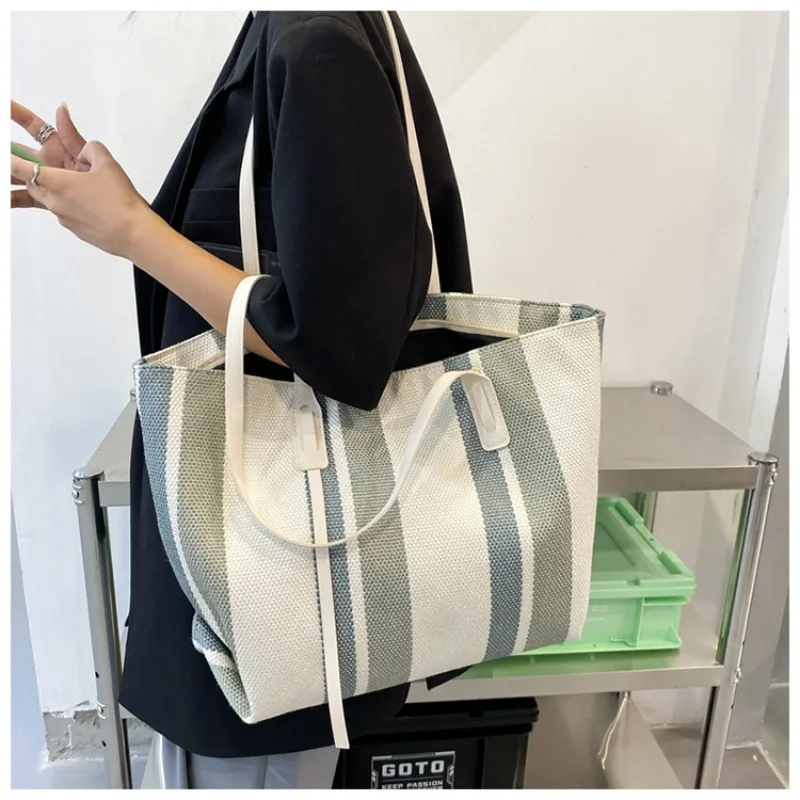 

Summer Bag Women 2025 Shoulder Chest Shopping Bag Women Casual Canvas Tote Bag