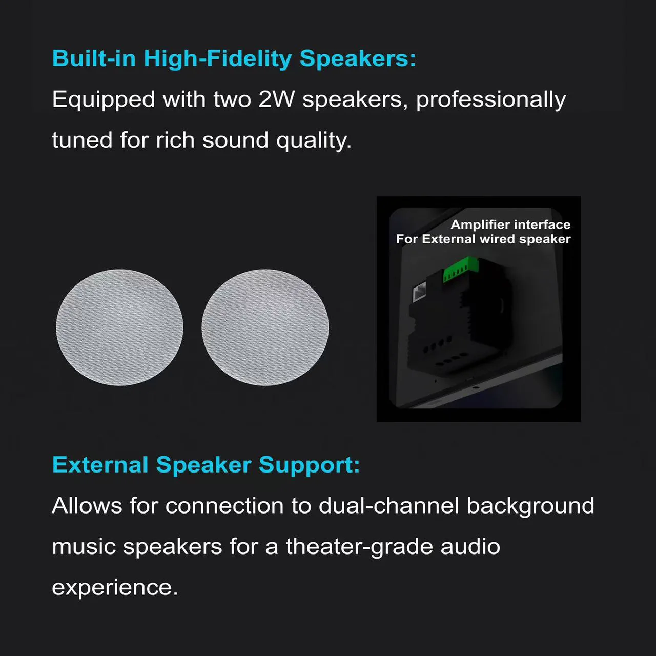 Alexa Doodle Zigbee Gateway Multifunctionele achtergrondmuziek Centrale bediening Scherm Home Spraakbesturing Speler