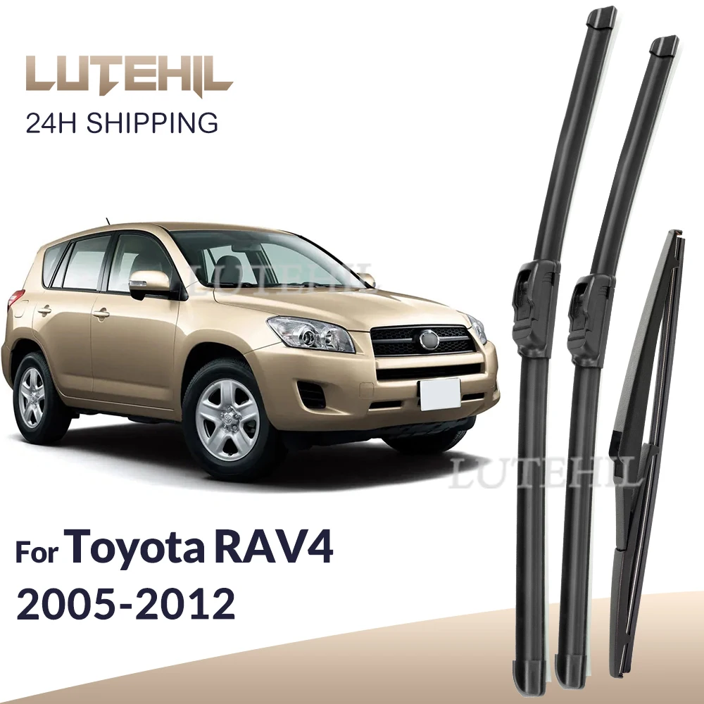Für Toyota RAV4 XA30 2005-2012 2006 2007 2008 Wischer vorne hinten Wischerblätter Windschutzscheibe Scheibenbürsten 24"+16"+12"