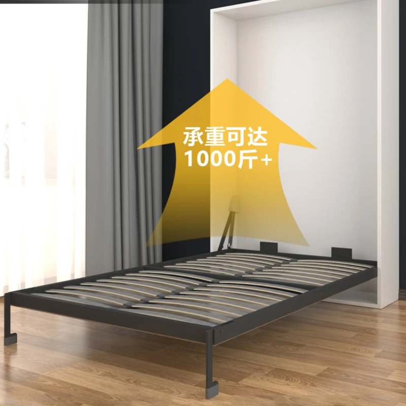 Invisible Bed Hardware Accessories Flip Bed Multifunctional Wall Bed Wardrobe Integrated Folding Bed Hidden Flip Bed Murphy Bed