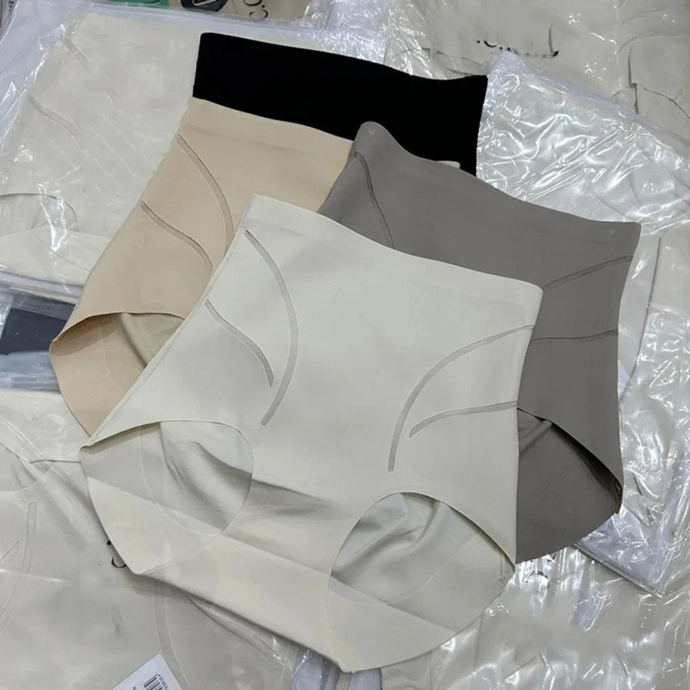 

High Waist Shapewear Panties Cotton Crotch Women Lingerie Postpartum Body Shapers Underpants Tummy Control Seamless Underwear