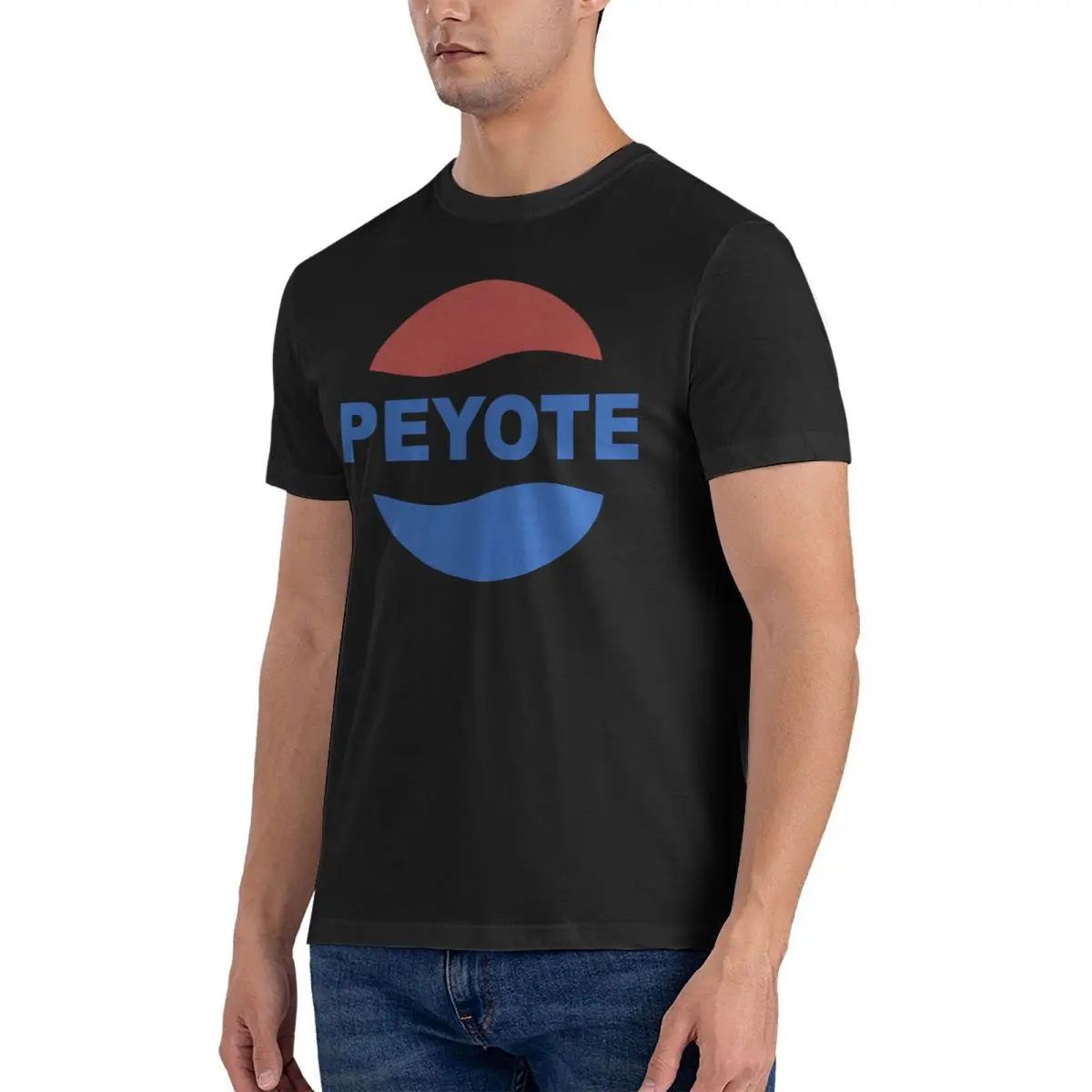 Men Peyote T Shirt Lana Del Rey Cotton Tops Novelty Short Sleeve Crewneck Tee Shirt Unique T-Shirts